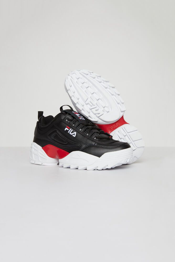 Fila Miesten Tennarit Disruptor 2 Lab Mustat - BSMD-39165